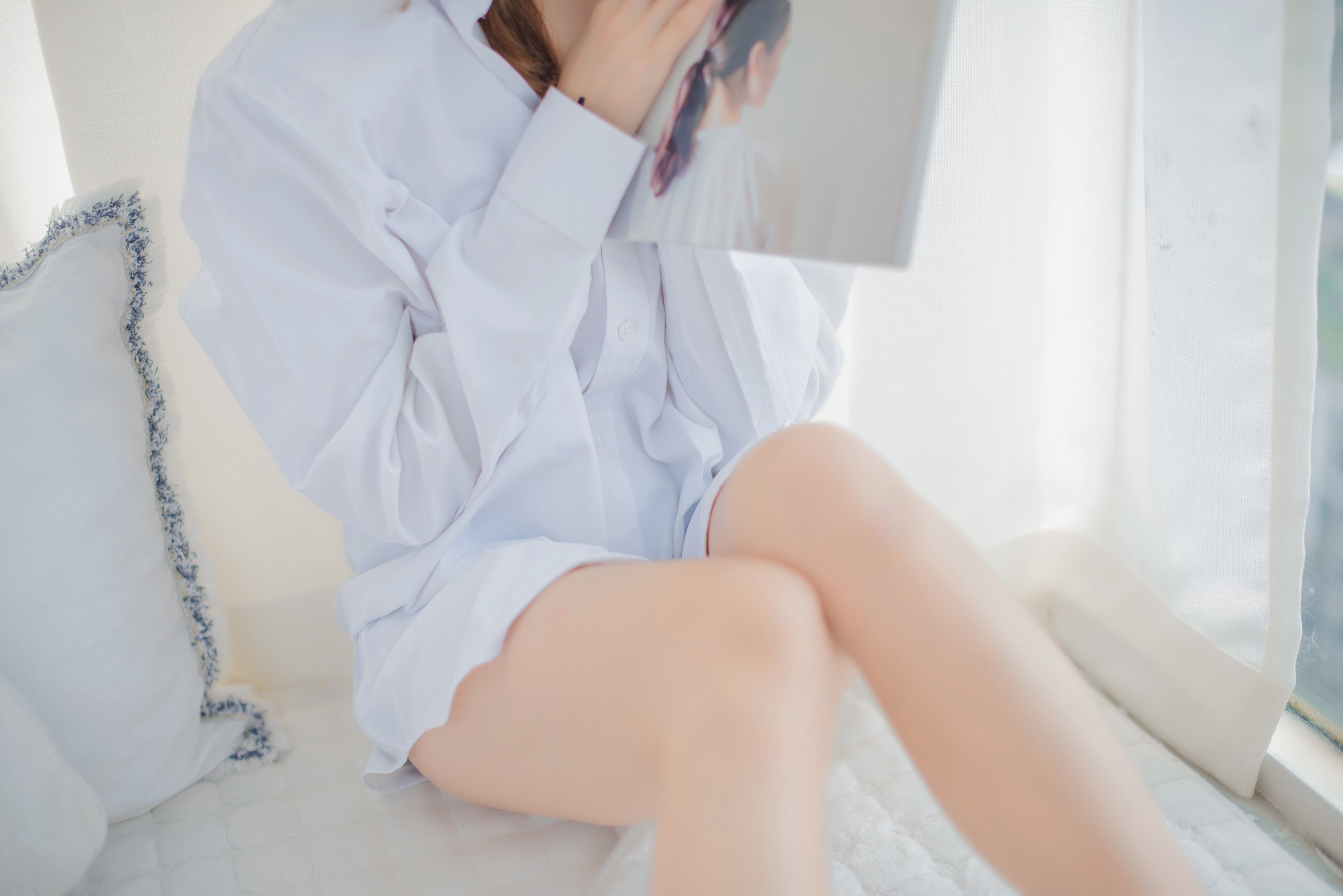 图片[1]-Kitaro_绮太郎 – NO.003 白衬衫[48P]-XikXak